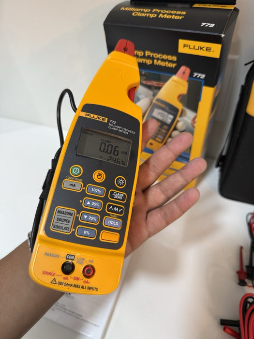 FLUKE 772 MILLIAMP PROCESS CLAMP METER MFD-2025 NEW SEALED