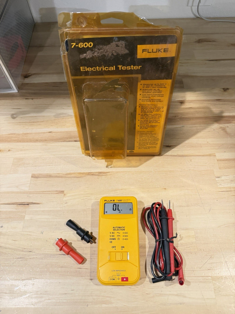 FLUKE 7-600 ELECTRICAL TESTER RARE