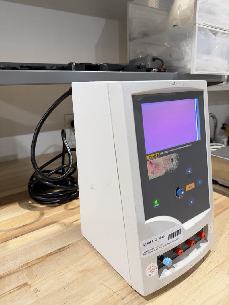 FLUKE BIOMEDICAL IDA 4 PLUS INFUSION DEVICE ANALYZER (PARTS ONLY) SHIPS FAST