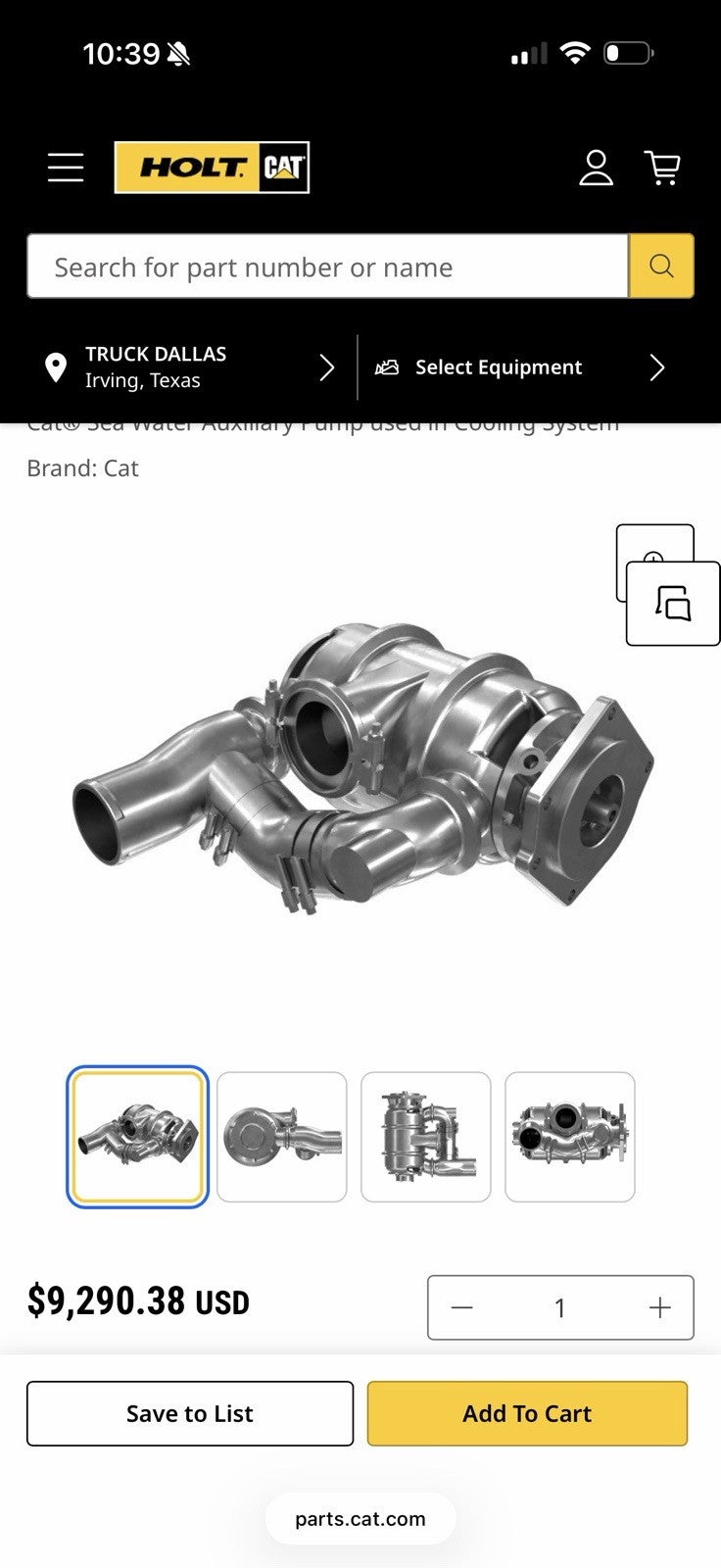 CAT 436-1239 AUXILIARY PUMP