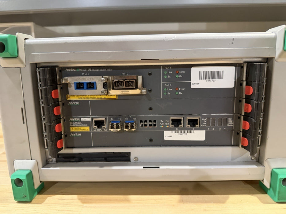 ANRITSU MD1230B DATA QUALITY ANALYZER W/ MU120118B & MU120122AMODULE -SHIPS FREE