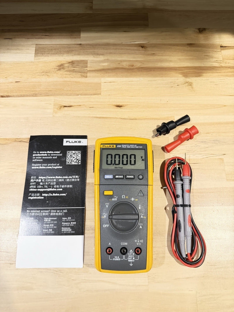 FLUKE 233 REMOTE DISPLAY AUTOMOTIVE DIGITAL MULTIMETER