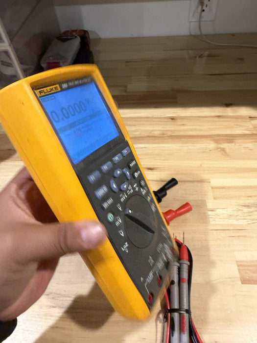 FLUKE 289 TRUE RMS ELECTRONIC LOGGING DIGITAL MULTIMETER WITH LEADS & CLIPS #6
