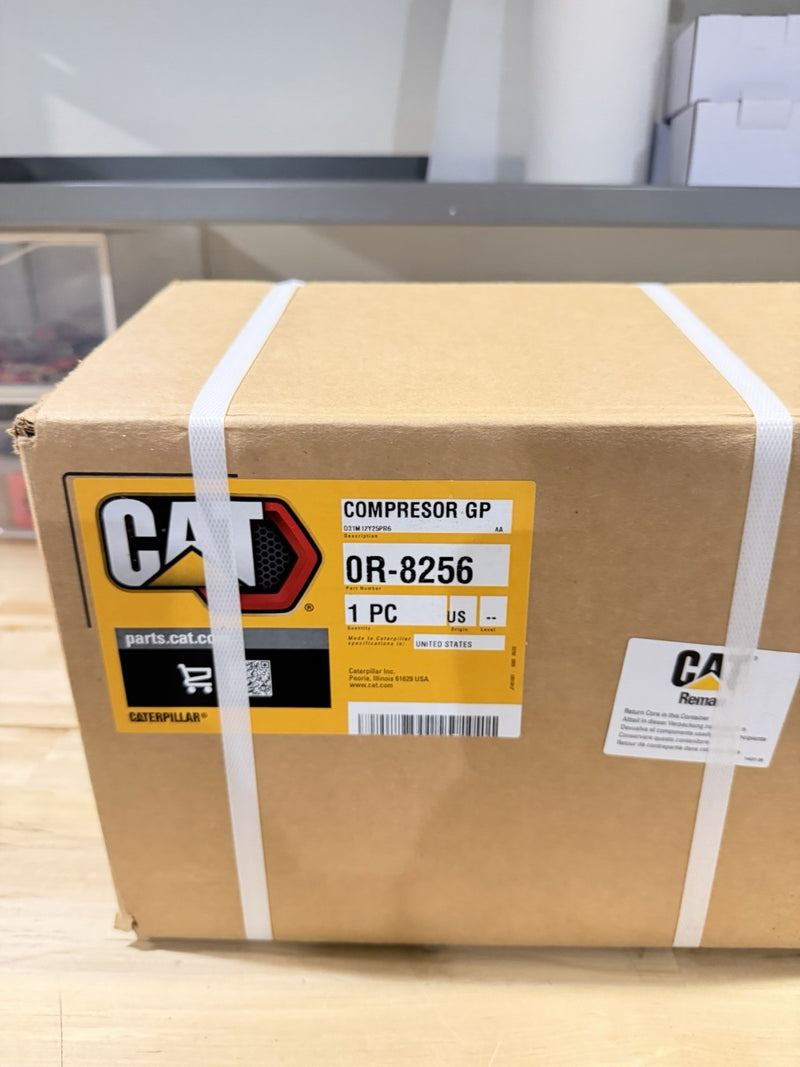 CATERPILLAR 0R-8256 AIR COMPRESSOR (NEW FACTORY SEALED / GENUINE OEM NEW