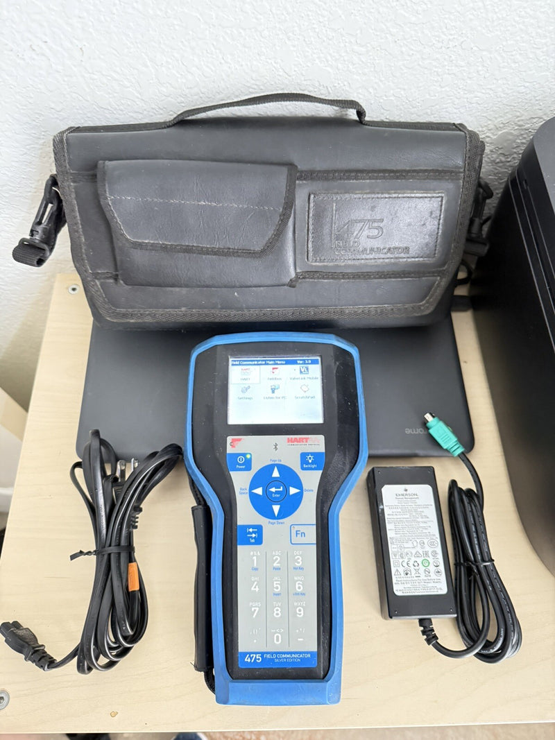 EMERSON 475 FIELD COMMUNICATOR 3.9 HART WITHBAG & CHARGER