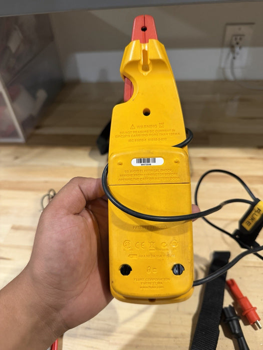 FLUKE 772 MILLIAMP PROCESS CLAMP W/ LEADS & CLIPS TESTED