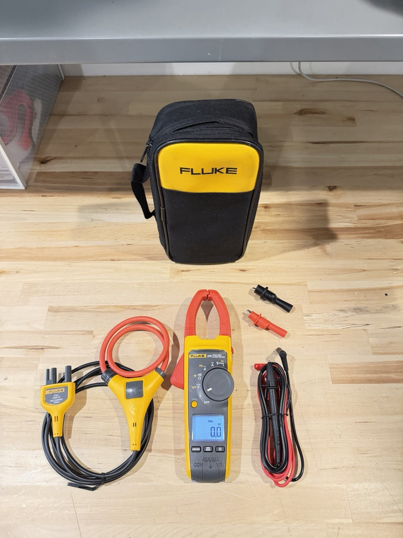 FLUKE 376 WIRELESS TRUE RMS AC/DC CLAMP METER WITH LEADS