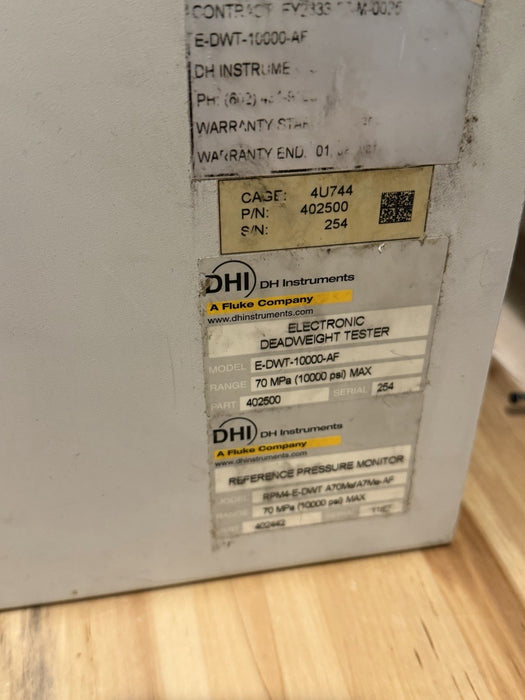 RPM4-E-DWT ELECTRONIC DEADWEIGHT TESTER (PARTS ONLY) FOR PARTS - SHIPS FAST
