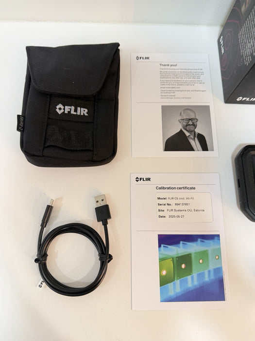 FLIR C5 COMPACT THERMAL IMAGING CAMERA NEW SEALED CALIBRATED 2025 NEW