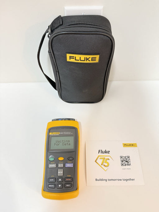 FLUKE HART 1524 DUAL CHANNEL REFERENCE THERMOMETER (FREE SHIPPING) - TESTED