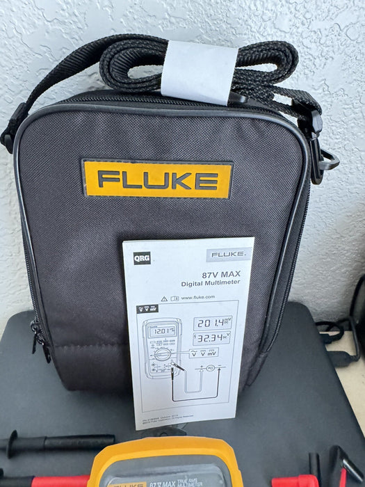 Fluke 87V MAX E2 Industrial Electrician Combo Kit / SHIPS FAST - FREE SHIPPING