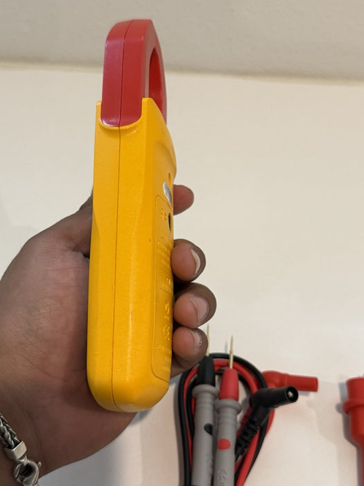 Fluke A3000 FC AC CURRENT CLAMP W/ LEADS & CLIPS (TESTED) SHIPS FAST