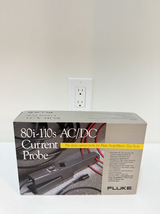 FLUKE 80i-110S AC/DC CURRENT PROBE (NEW FACTORY SEALED) NEW - SHIPS FAST