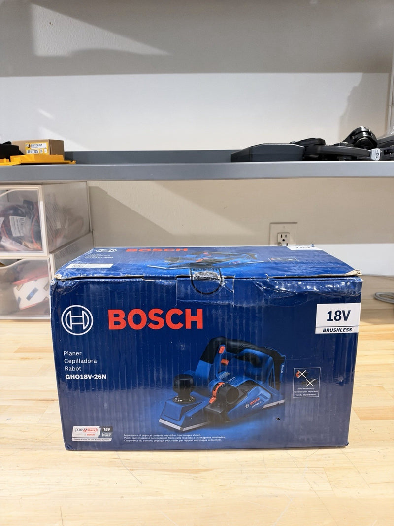BOSCH GHO18V-26N 18V 3-1/4" HANDHELD PLANER (TOOL ONLY) NEW SEALED