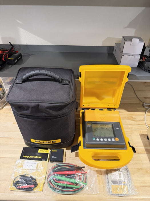 FLUKE 1550 MEGOHMMETER HIGH VOLTAGE INSULATION TESTER (NEW) SHIPS FAST