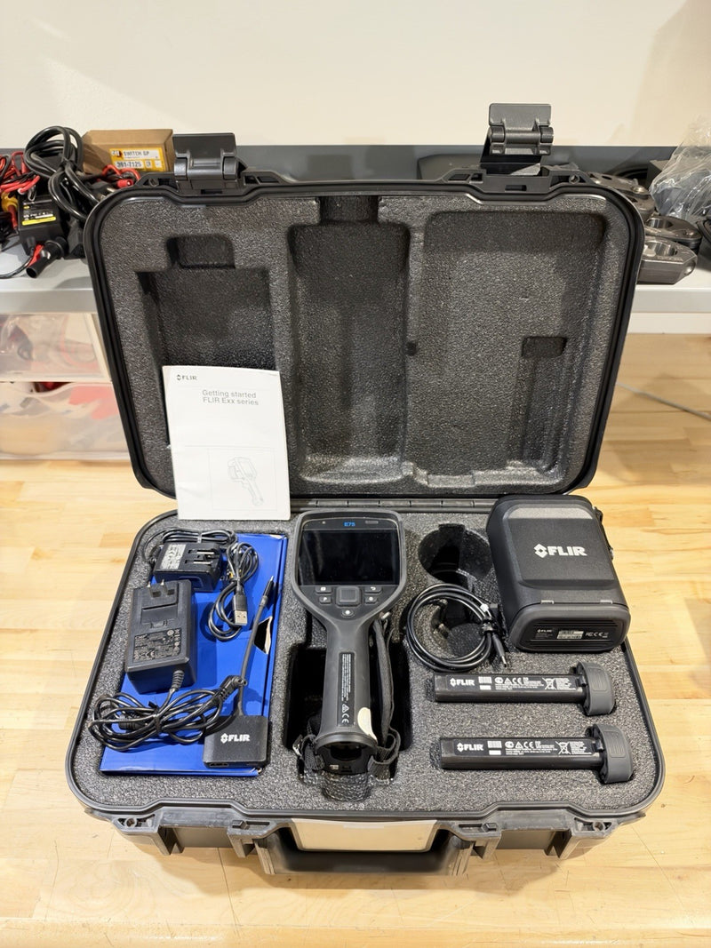 FLIR E75-24 INFRARED CAMERA 24 FOV KIT W/ ACCESSORIES - TESTED