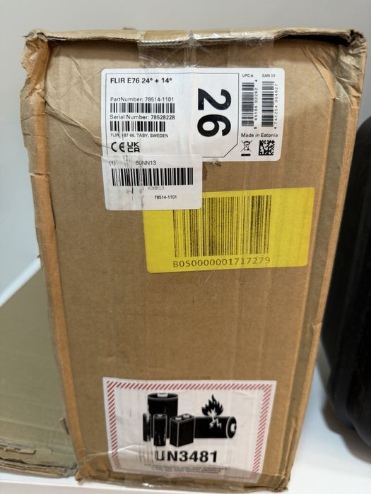 FLIR E76 24° + 14° THERMAL CAMERA NEW CALIBRATED 2025 NEW