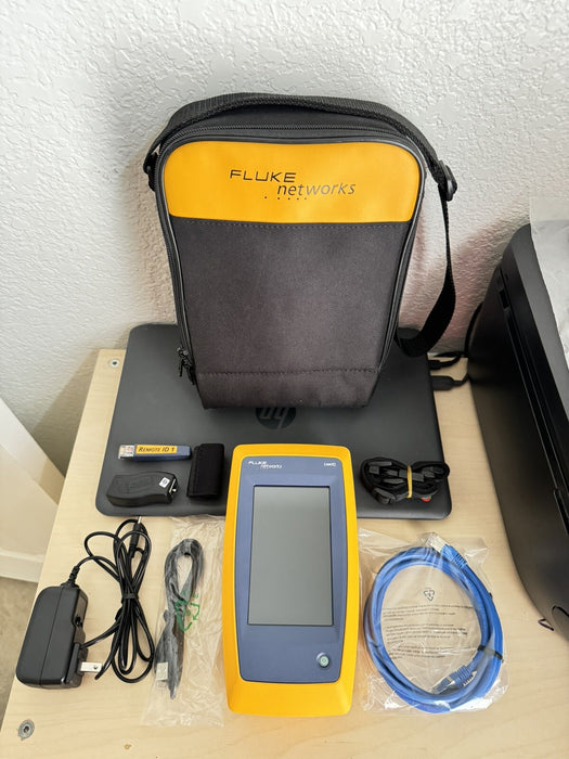 FLUKE NETWORKS LIQ-100 LINKIQ CABLE & NETWORK TESTER 10BASE-T REMOTE ID 1