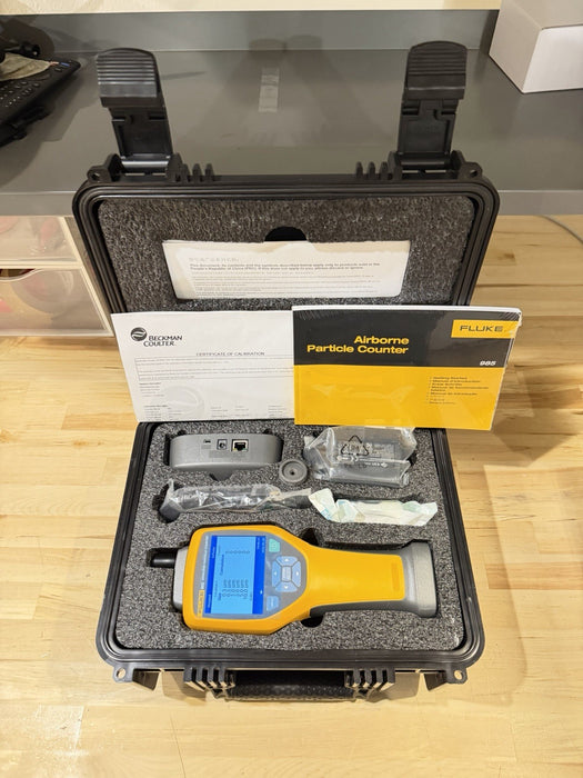 FLUKE 985 AIRBORNE PARTICLE COUNTER TESTER CALIBRATED 2025 TESTED