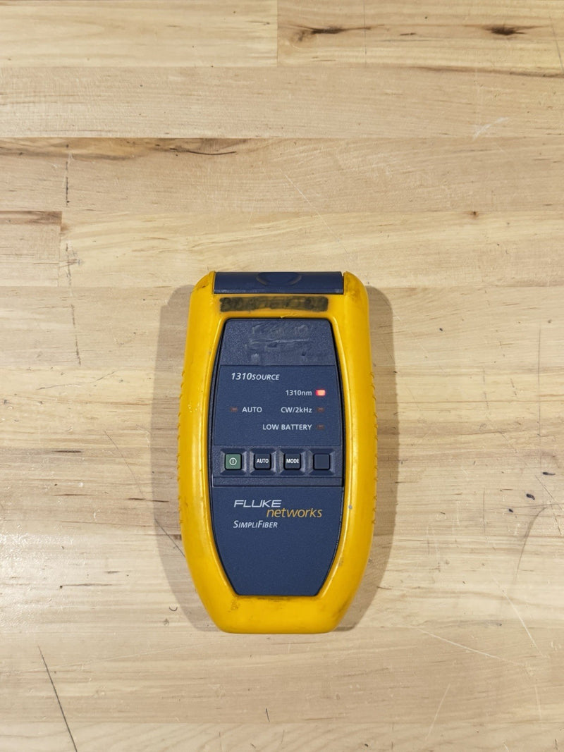FLUKE NETWORKS SIMPLIFIBER SM 1310NM SOURCE FOR FIBER OPTIC LOSS TESTING