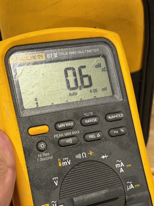 FLUKE 87V TRUE RMS MULTIMETER W/ LEADS (TESTED) SHIPS FAST