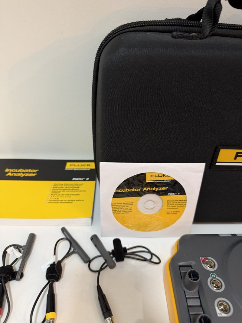 FLUKE INCU II INCUBATOR ANALYZER KIT CALIBRATED 2024 TESTED