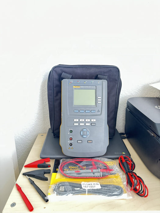 FLUKE ESA612 ELECTRICAL SAFETY ANALYZER 115V WITH ACCESSORIES & BAG