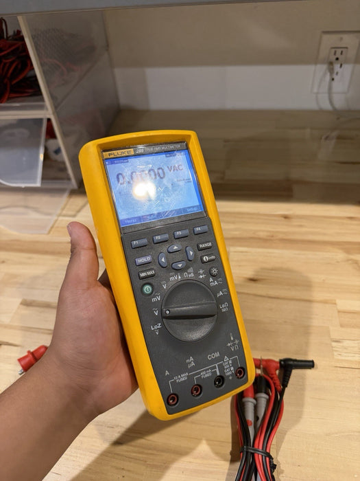 FLUKE 289 TRUE RMS ELECTRONIC LOGGING DIGITAL MULTIMETER W/ LEADS & CLIPS #2