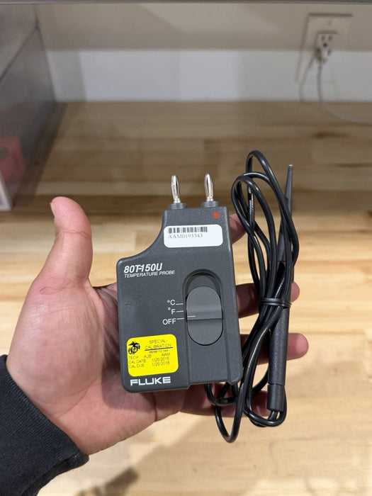 FLUKE 80T-150UA TEMPERATURE PROBE TESTED