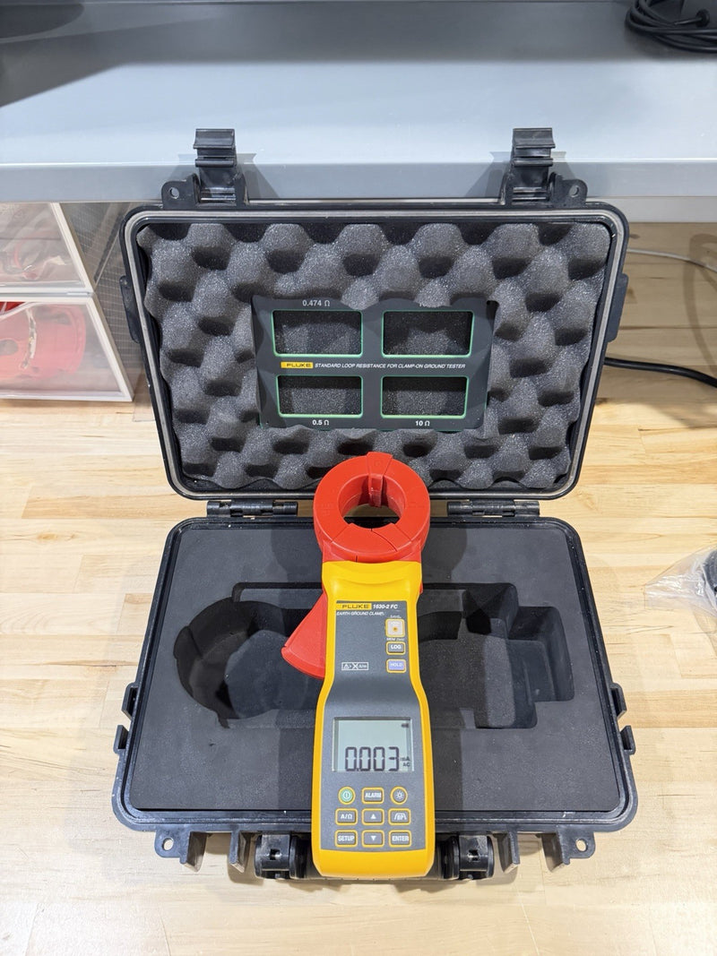 FLUKE 1630-2 FC EARTH GROUND CLAMP METER TESTED