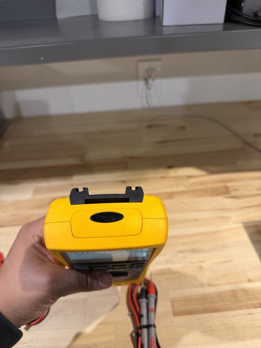 FLUKE 189 TRUE RMS MULTIMETER WITH LEADS AND CLIPS TESTED