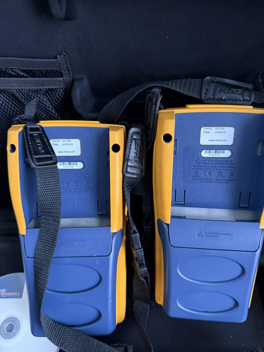 FLUKE DTX-CLT CERTIFIER OPTICAL LOSS TEST SET W/MFM2 MODULE-FREE SHIPPING