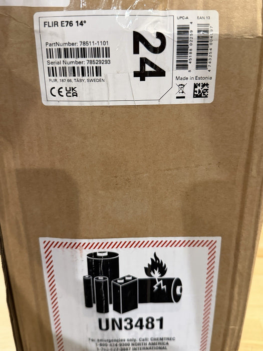 FLIR E76 24° + 14° THERMAL CAMERA NEW CALIBRATED 2025 NEW