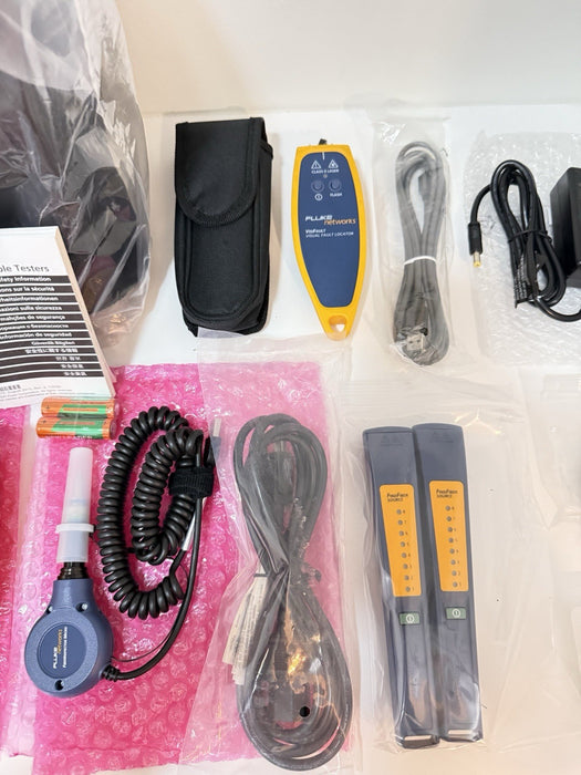 FLUKE NETWORKS FTK1375 MULTIMODE FIBER POWER METER & SOURCE WITH INSPECTION