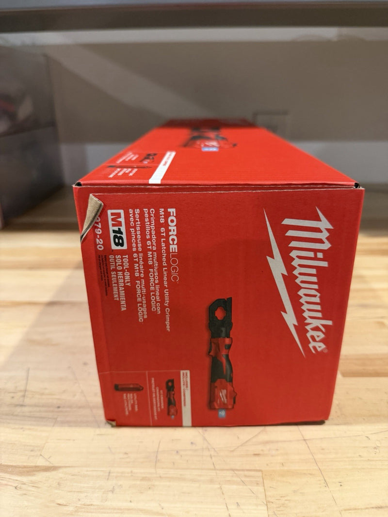 MILWAUKEE 2979-20 M18 FORCE LOGIC 6T LATCHED LINEAR UTILITY CRIMPER (NEW SEALED)