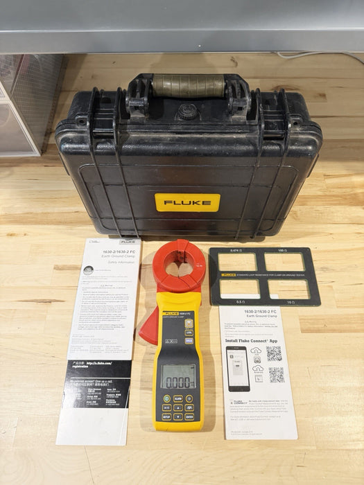 FLUKE 1630-2 FC EARTH GROUND CLAMP (TESTED) FREE SHIPPING