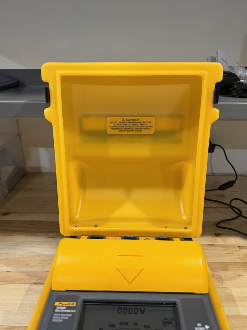 FLUKE 1550B MEGOHMMETER HIGH VOLTAGE INSULATION TESTER W/ LEADS - TESTED