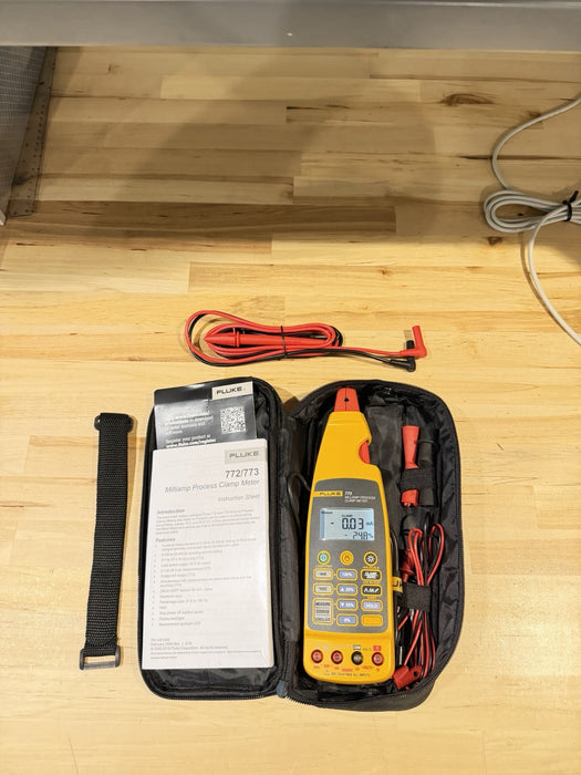 FLUKE 773 MILLIAMP PROCESS CLAMP (TESTED) NEW FREE SHIPPING