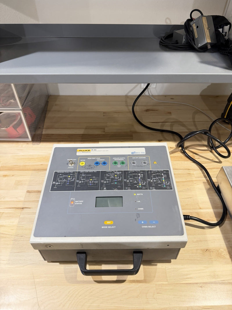 FLUKE BIOMEDICAL RF303 ELECTROSURGERY ANALYZER TESTED