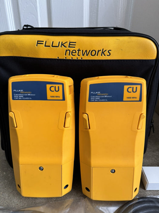 FLUKE DSX2-5000 CABLE ANALYZER KIT CALIBRATED 2024