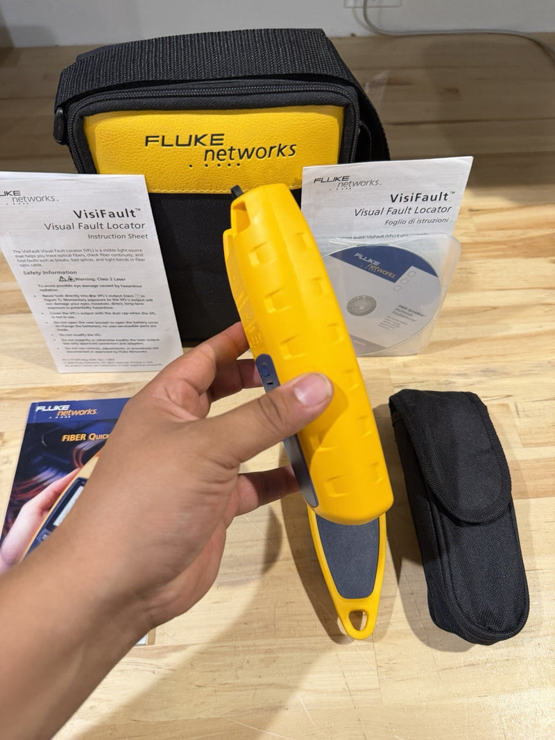 FLUKE NETWORKS FIBER QUICKMAP & VISUAL FAULT LOCATOR (TESTED) SHIPS FAST