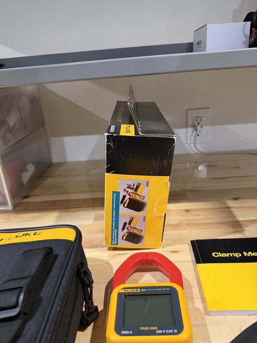 FLUKE 355 AC/DC CLAMP METER 2000A TESTED