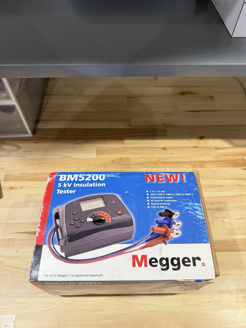 MEGGER BM5200 5KV INSULATION TESTER