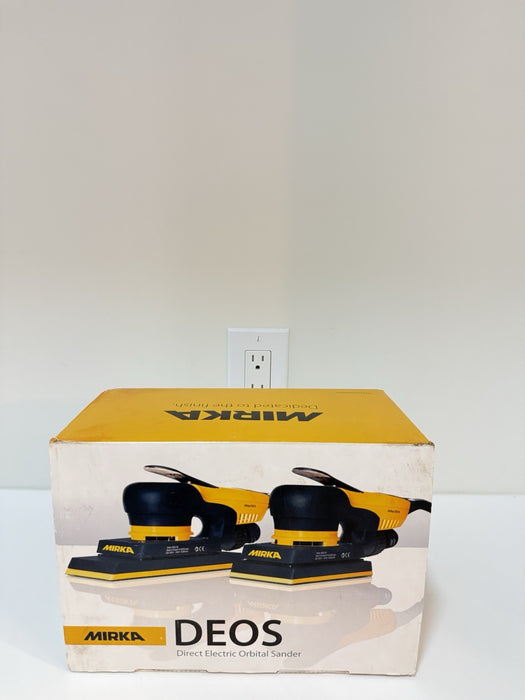 MIRKA DEOS 353XCV DIRECT ELECTRIC ORBITAL SAMDER (NEW FACTORY SEALED) SHIPS FAST