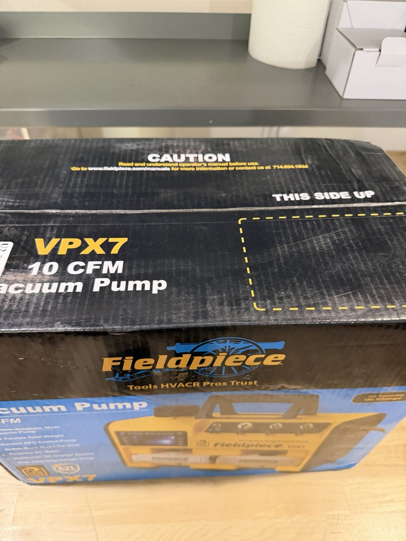 FIELDPIECE VPX7 10 CFM DUAL STAGE VACUMM PUMP