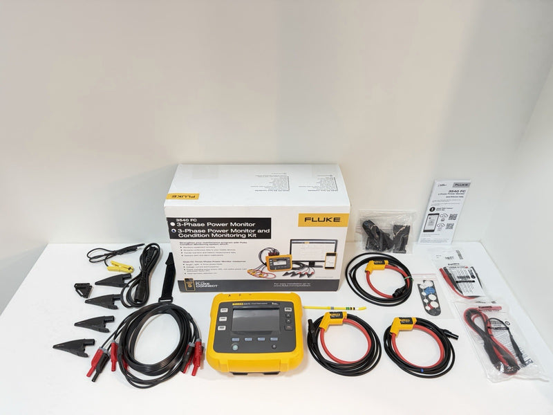 FLUKE 3540 FC 3-PHASE POWER MONITOR KIT FREE SHIPPING