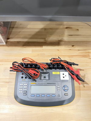 FLUKE ESA620 230V BIOMEDICAL ELECTRICAL SAFETY ANALYZER WITH LEADS & CHARGER