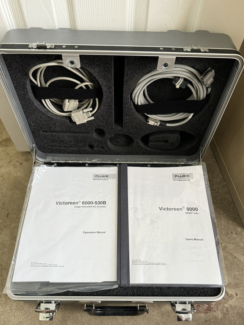 FLUKE BIOMEDICAL 8000 VICTOREEN NERO MAX X-RAY WITHCASE