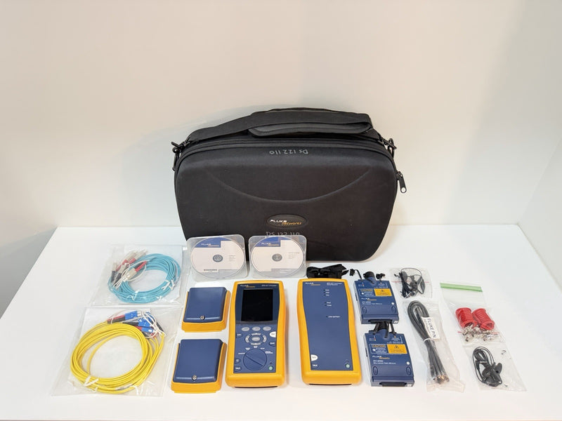 FLUKE NETWORKS DTX-CLT CERTIFIBER OLTS TESTER KIT W/DTX-MFM2 (TESTED)SHIPS FREE
