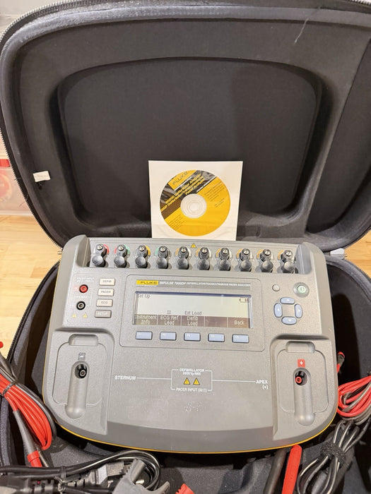 FLUKE IMPULSE 7000DP ANALYZER W/ LEADS & CHARGER (FREE SHIPPING) TESTED